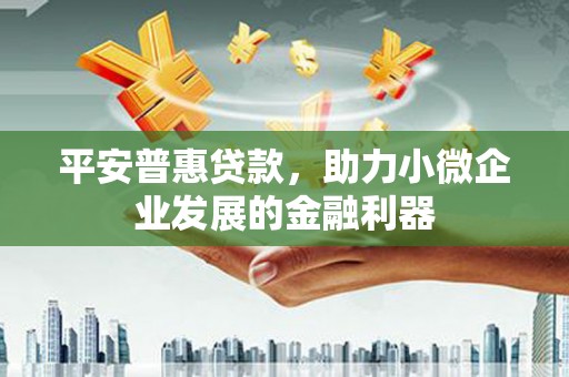 永清平安普惠贷款，助力小微企业发展的金融利器