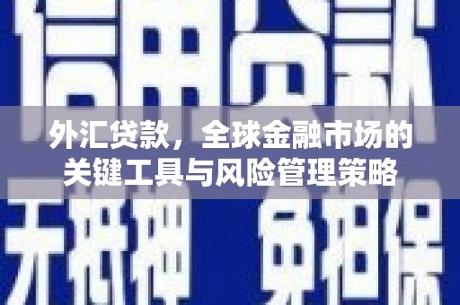 永清外汇贷款，全球金融市场的关键工具与风险管理策略