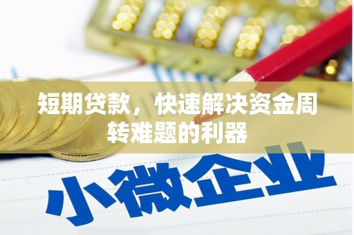 永清短期贷款，快速解决资金周转难题的利器