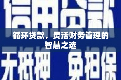 永清循环贷款，灵活财务管理的智慧之选