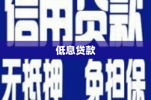 永清低息贷款