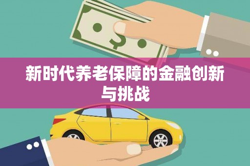 永清新时代养老保障的金融创新与挑战