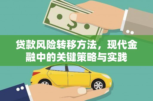 永清贷款风险转移方法，现代金融中的关键策略与实践