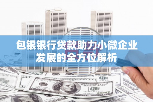 永清包银银行贷款助力小微企业发展的全方位解析