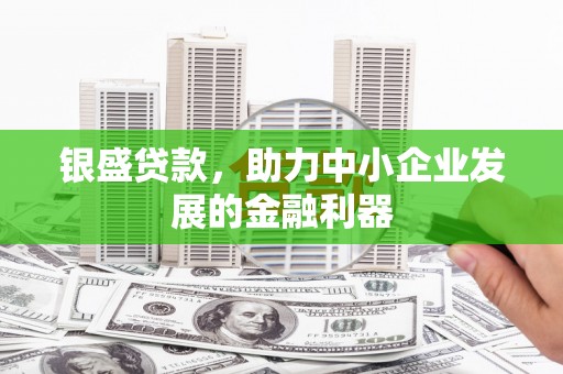 永清银盛贷款，助力中小企业发展的金融利器