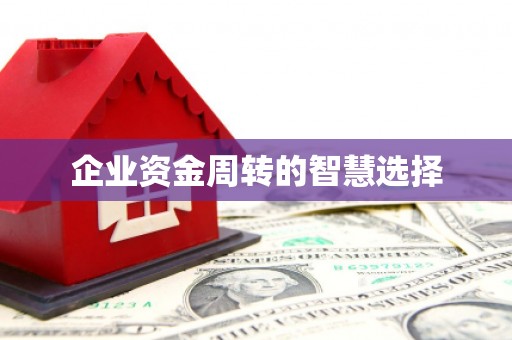 永清企业资金周转的智慧选择