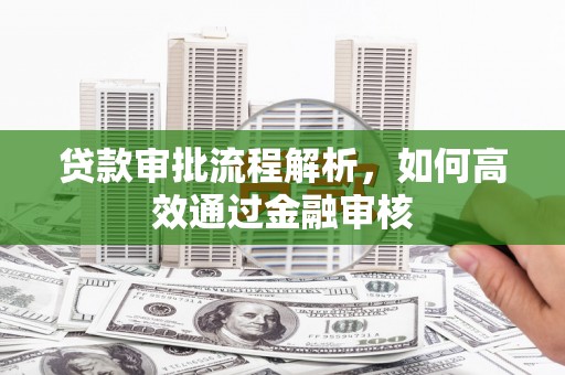 永清贷款审批流程解析，如何高效通过金融审核
