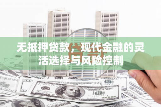 永清无抵押贷款，现代金融的灵活选择与风险控制