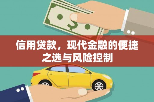 永清信用贷款，现代金融的便捷之选与风险控制