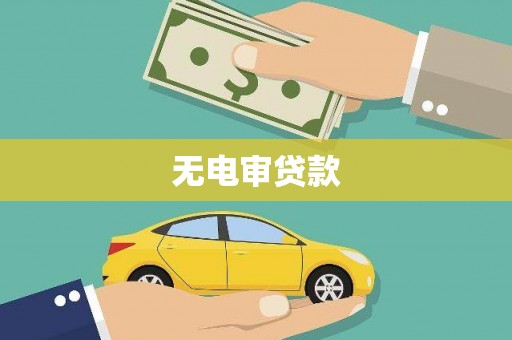 永清无电审贷款