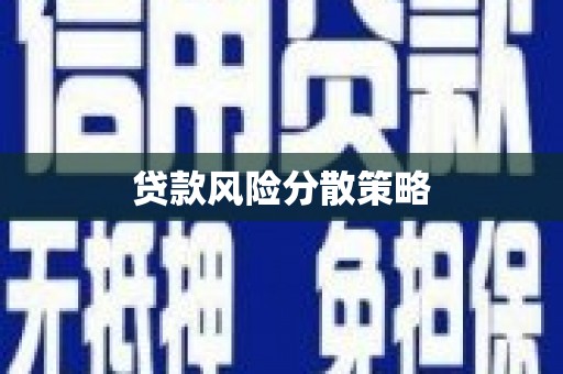 永清贷款风险分散策略