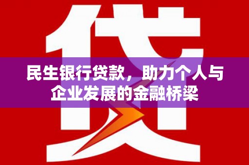 永清民生银行贷款，助力个人与企业发展的金融桥梁