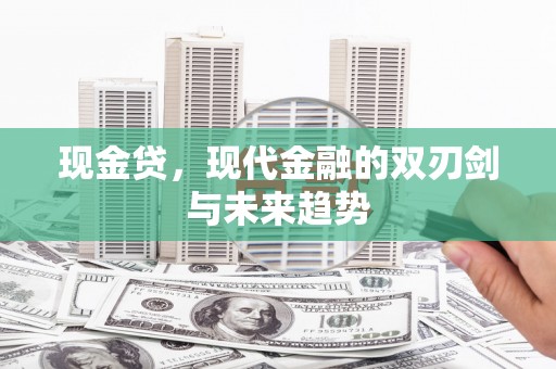 永清现金贷，现代金融的双刃剑与未来趋势