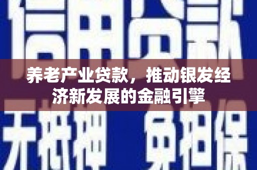 永清养老产业贷款，推动银发经济新发展的金融引擎