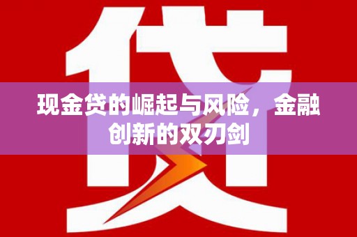 永清现金贷的崛起与风险，金融创新的双刃剑
