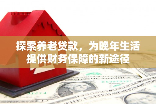 永清探索养老贷款，为晚年生活提供财务保障的新途径
