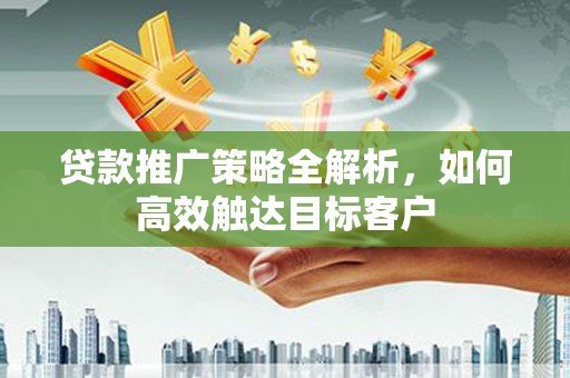 永清贷款推广策略全解析，如何高效触达目标客户
