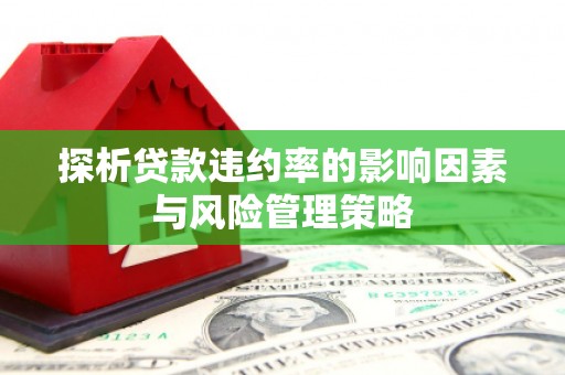 永清探析贷款违约率的影响因素与风险管理策略
