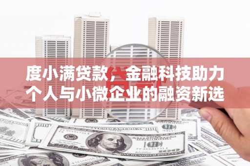永清度小满贷款，金融科技助力个人与小微企业的融资新选择