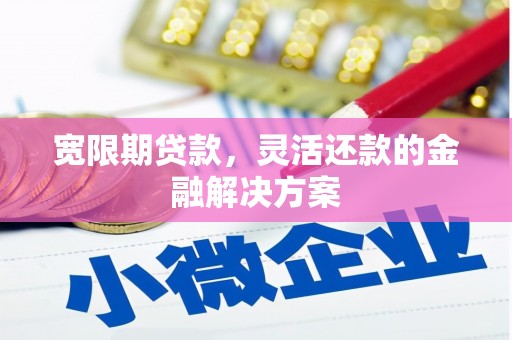 永清宽限期贷款，灵活还款的金融解决方案