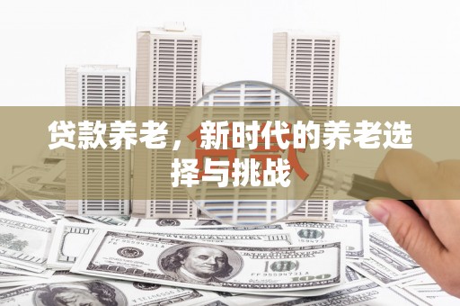 永清贷款养老，新时代的养老选择与挑战