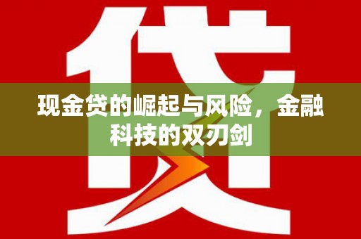 永清现金贷的崛起与风险，金融科技的双刃剑