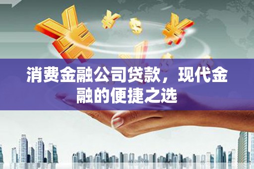 永清消费金融公司贷款，现代金融的便捷之选