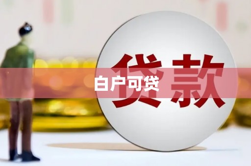 永清白户可贷