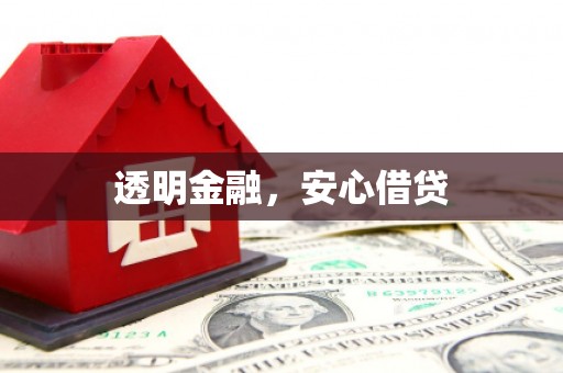 永清透明金融，安心借贷