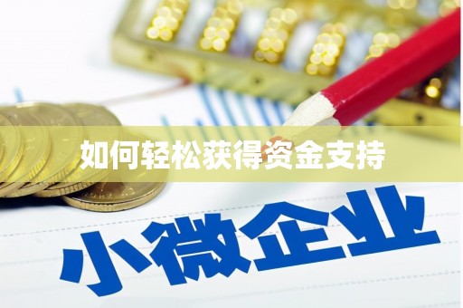 永清如何轻松获得资金支持