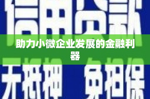 永清助力小微企业发展的金融利器