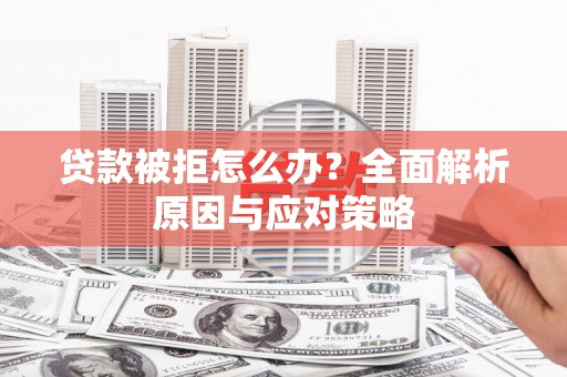 永清贷款被拒怎么办？全面解析原因与应对策略