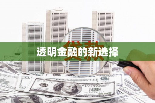 永清透明金融的新选择